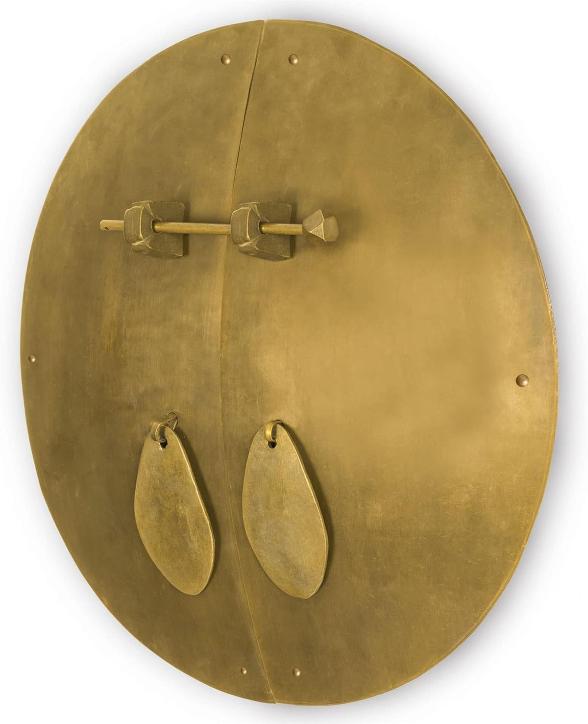 Fat Brass Cabinet Face Plate Backplate Hardware Set Pack of 2 W13999