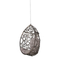 Gray Wicker Hanging Chair Q2539