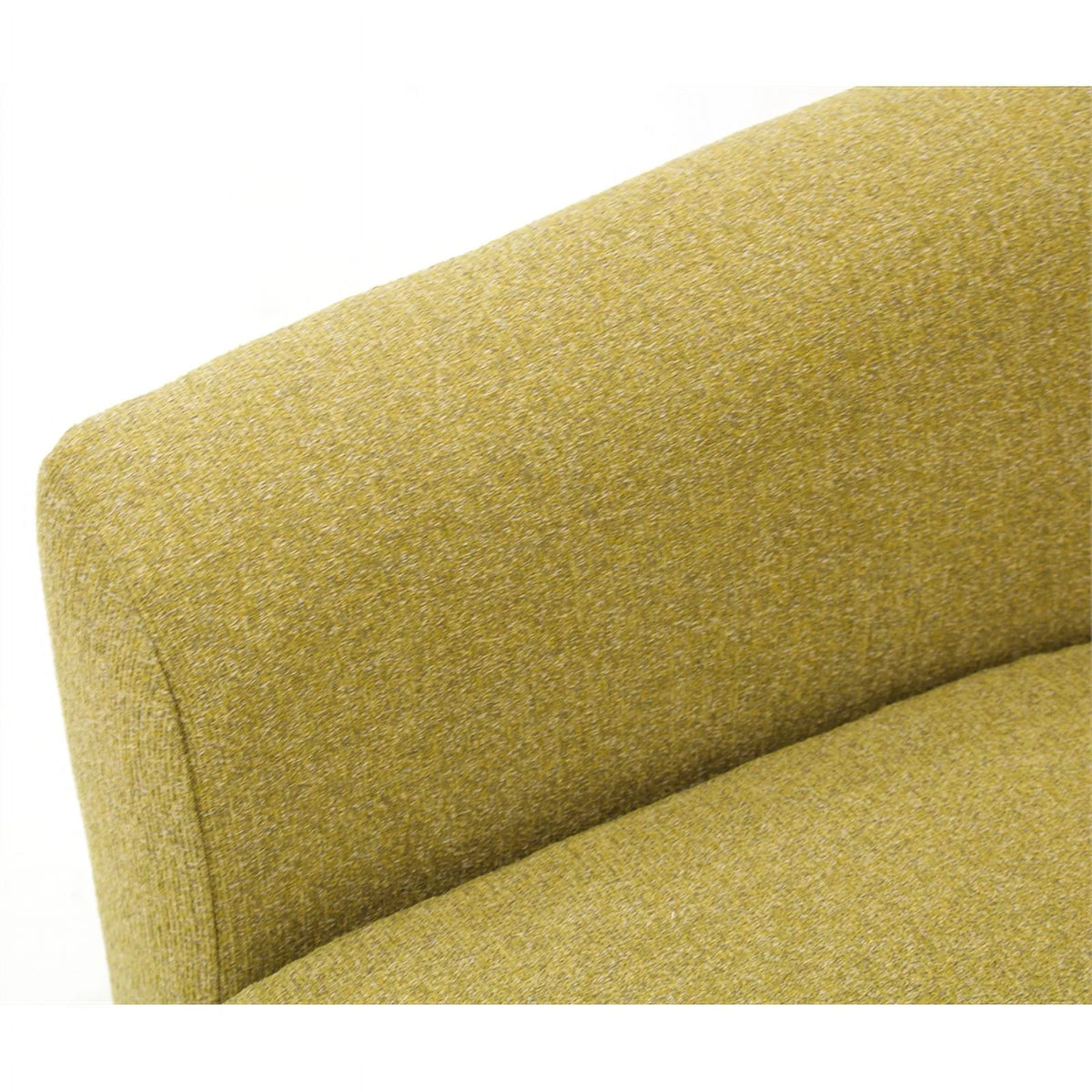 Yellow Fabric Tufted Swivel Chair L102392