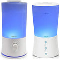 2000 Ml Set of 2 Large Essential Oils Diffusers White X669191