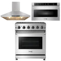 30 Propane Gas Range, Range Hood, Microwave E95493
