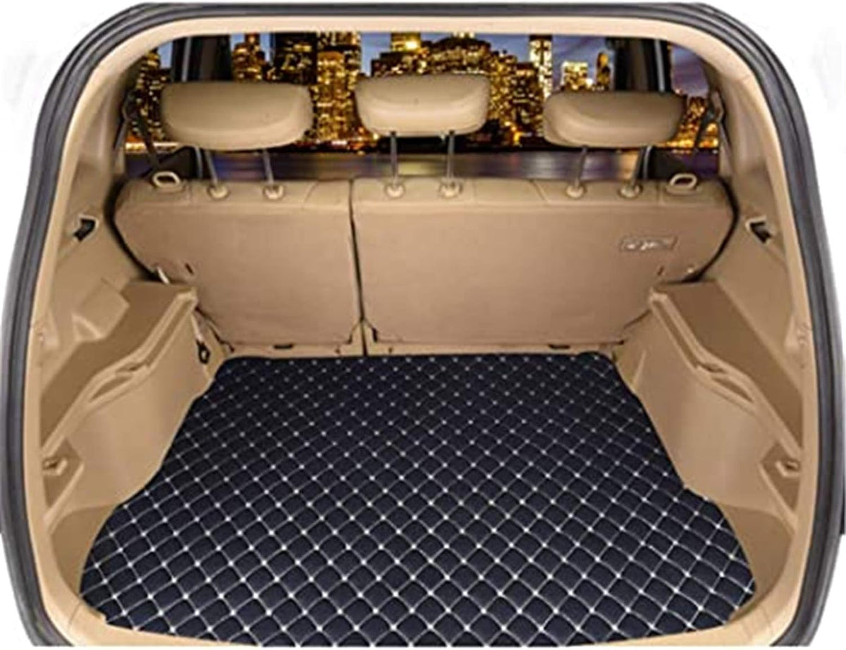 Purple Leather Full Car Floor Mats with Cargo Mat N695024