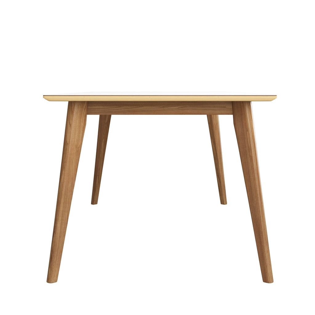 White/Natural Rectangular Dining Table S748008