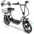 Electric Scooter 500W 25Miles 20Mph White K4036
