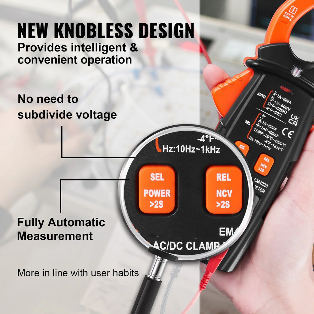 6000 Counts True RMS Digital Clamp Meter O73067