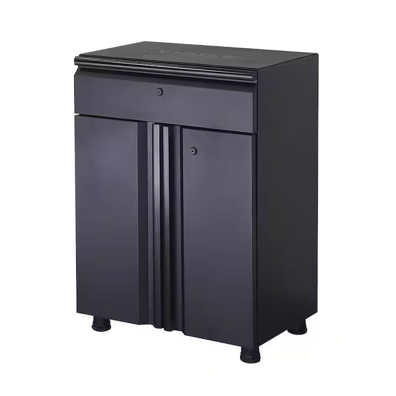 6-Piece Welded Steel Garage Storage System in Black Y817101