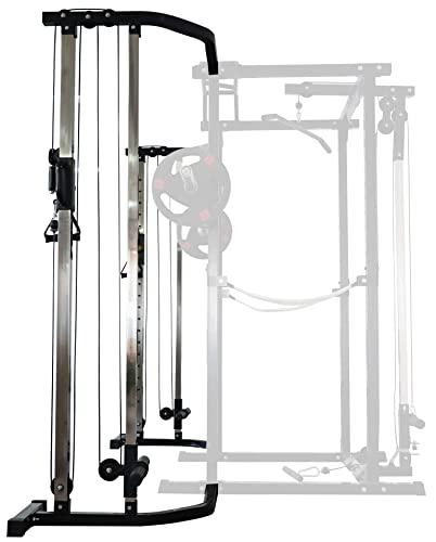 Adjustable Power Cage with J-Hooks and Safety Straps A43607