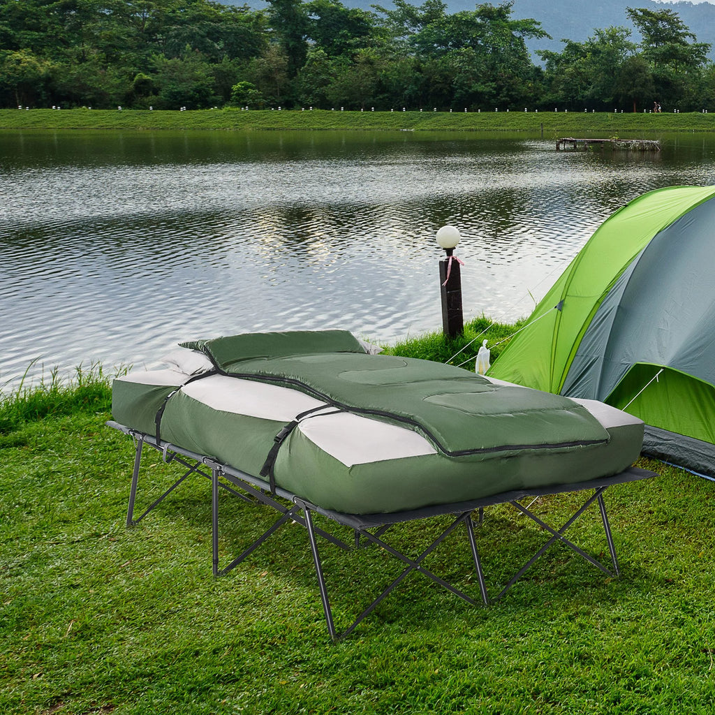 Folding Camping Cot Set with Sleeping Bag and Carry Bag E411905