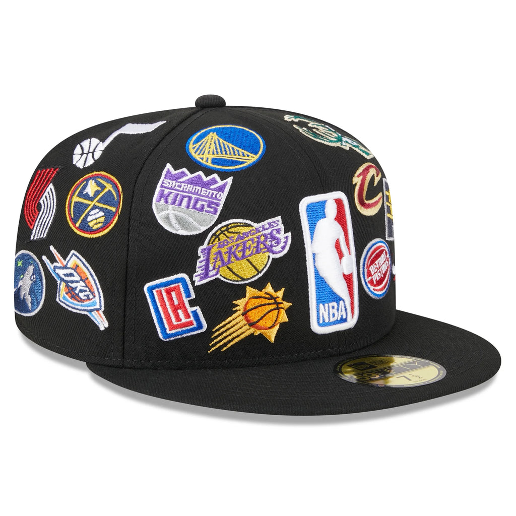 Black Fitted Hat J993