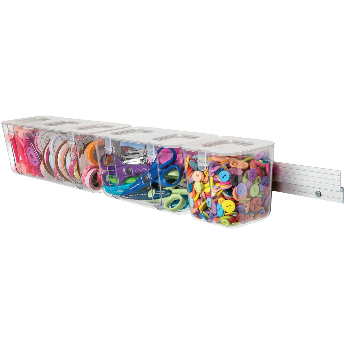 Stackable Plastic Caddy Organizer Y645742