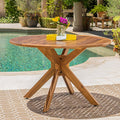 Acacia Wood Round Dining Table P861606