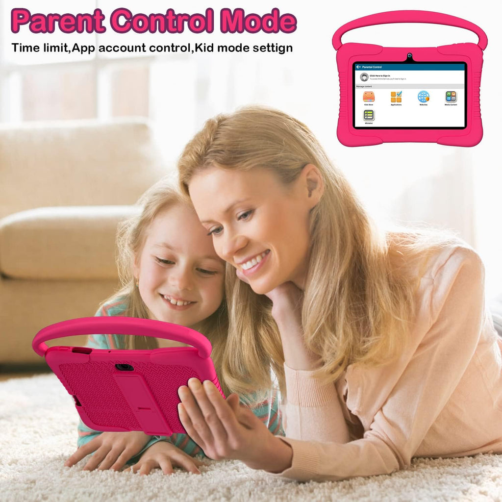 Kids Tablet 7 inch Android 11.0 HDTouchscreen Display 2+32GB Dual Camera Pack of 2 E4084