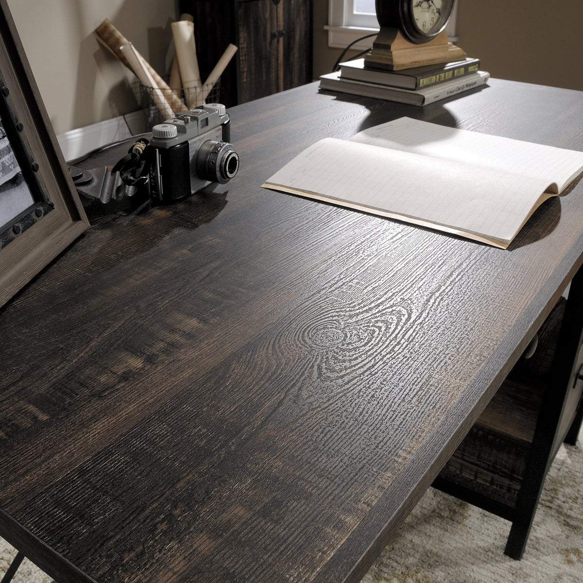Carbon Oak Finish Desk E69132