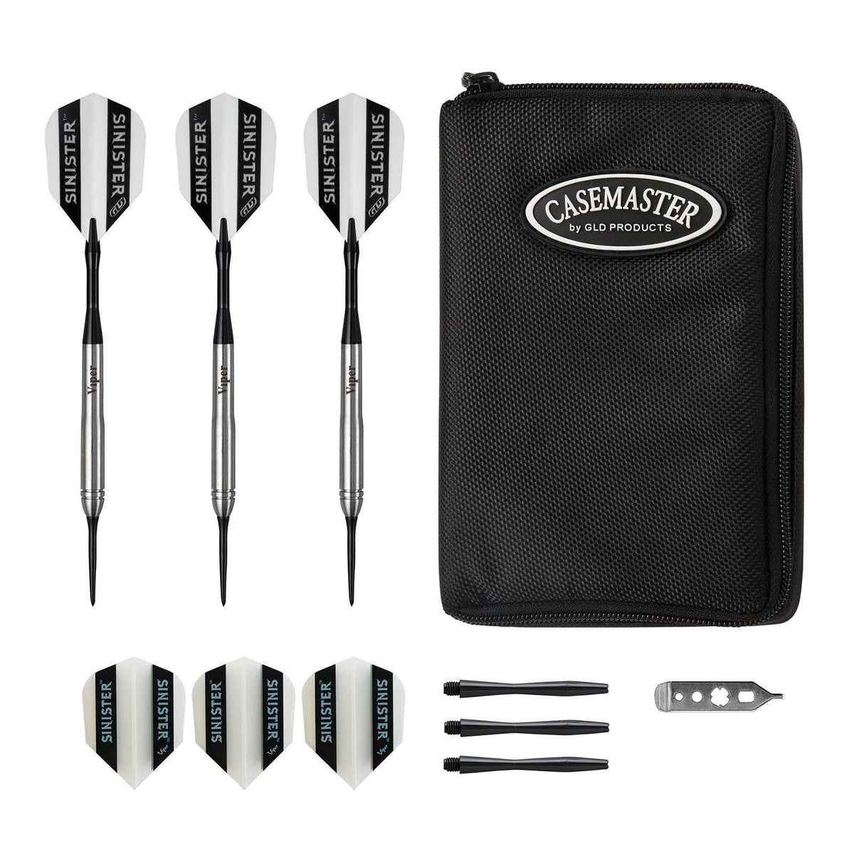 Steel Tip Darts and Dart Case Q8286