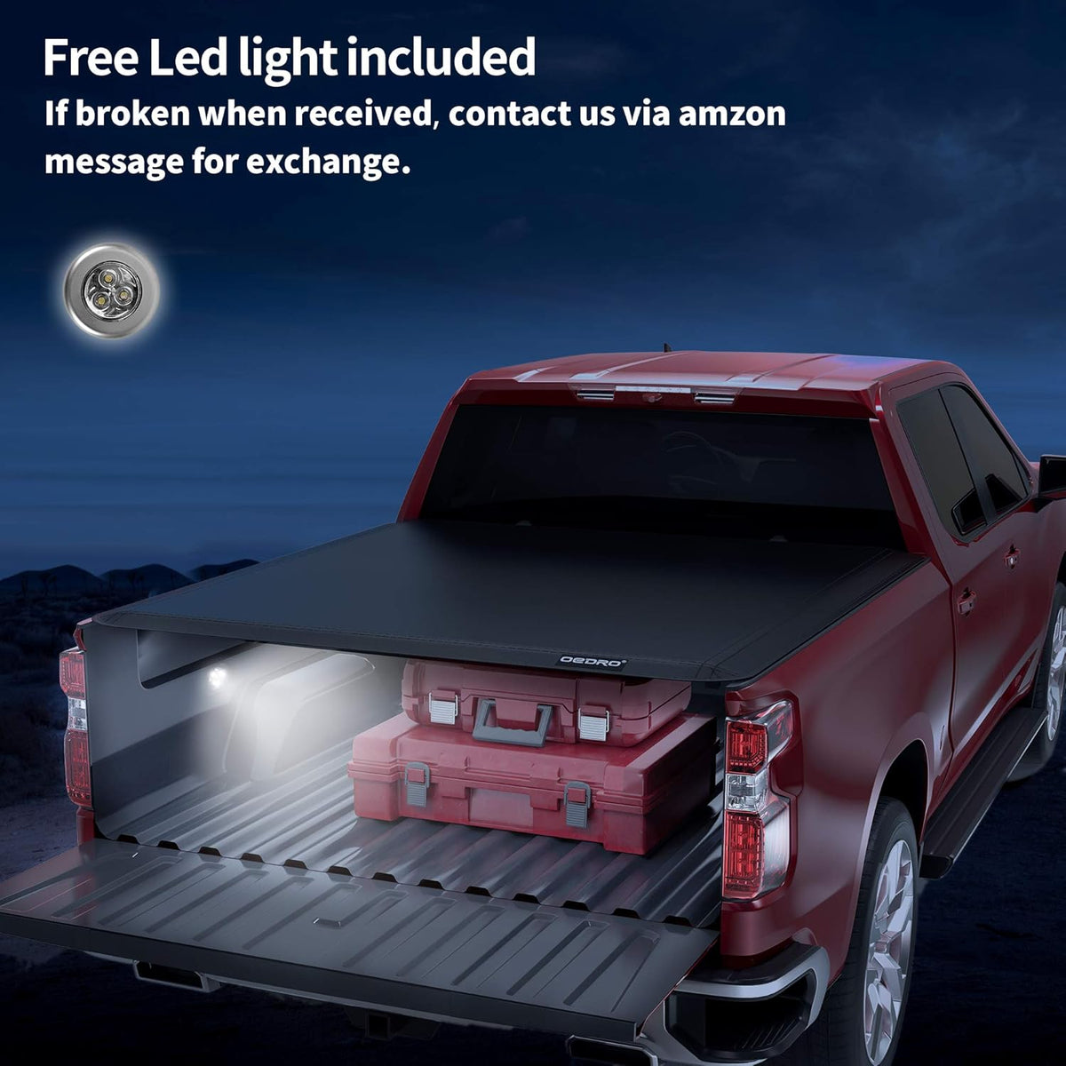 Soft Tri-Fold Truck Bed Tonneau Cover with 6.5 ft Bed N5421
