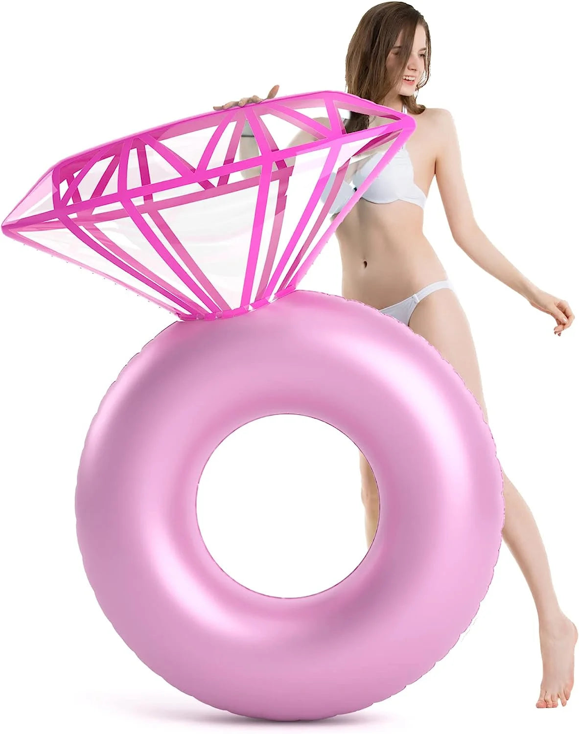 Pink Inflatable Pool Float I4763