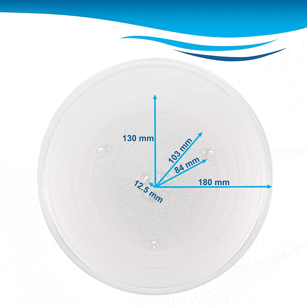 14-1/8 inch Glass Turntable Tray for Microwave N988