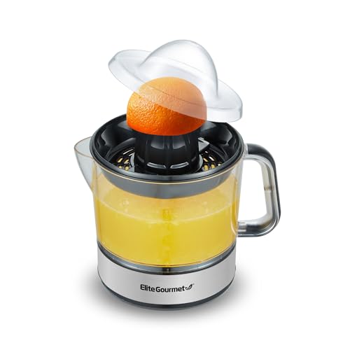 BPA-Free Electric Citrus Juicer 24oz Black/Stainless Steel E69088