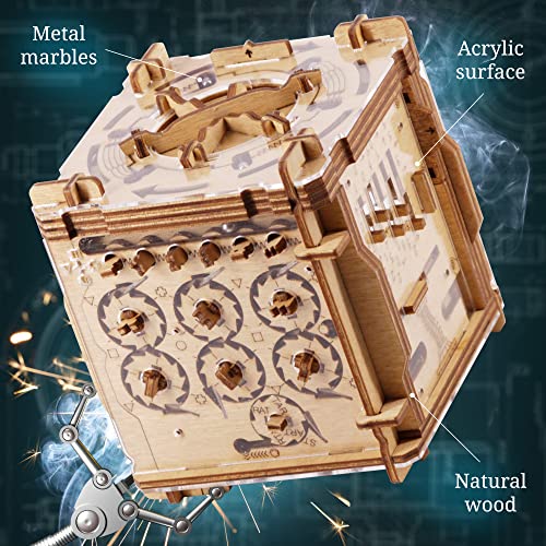 Wooden 3D Puzzle Box V2916