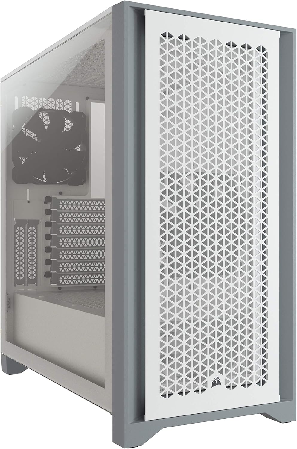White Tempered Glass Mid-Tower ATX PC Case G34903
