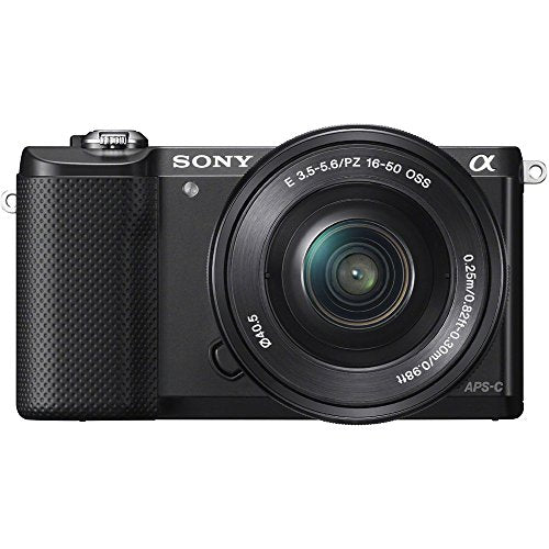 Black Mirrorless Digital Camera with 16-50mm Lens T996538