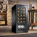 18 Bottle Single Zone Compressor Wine Cooler Z723