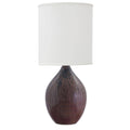 24 inch One Light Stoneware Table A211053