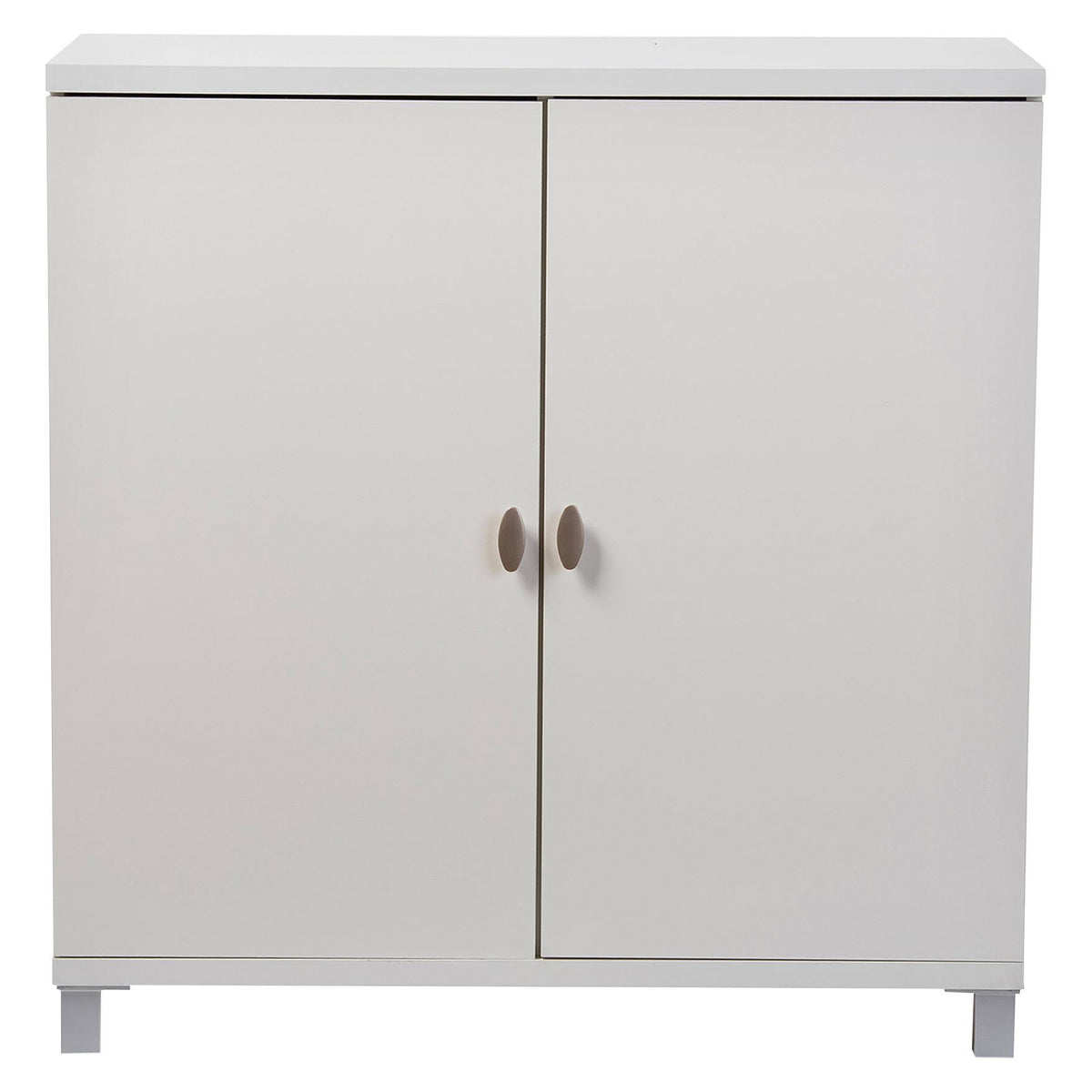 White Wood Entryway Storage Sideboard Cabinet Q2395