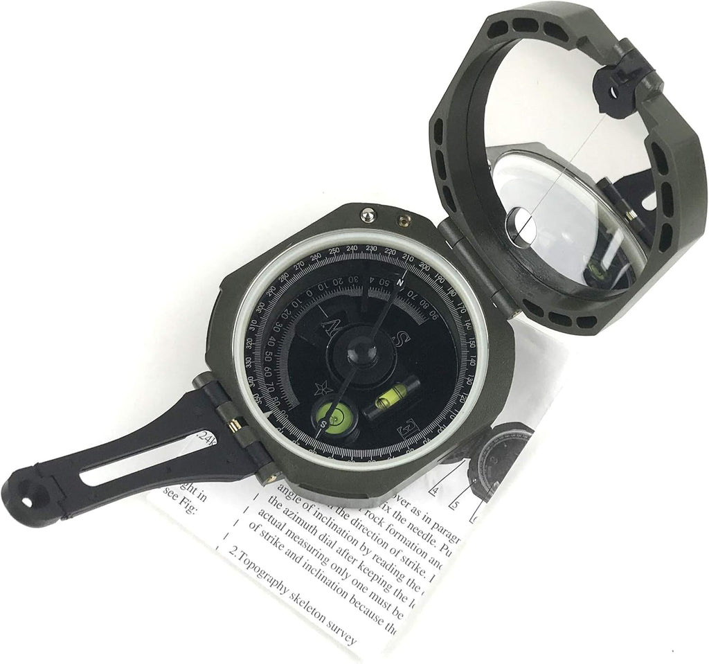 Lensatic Military Compass with Mirror U15016