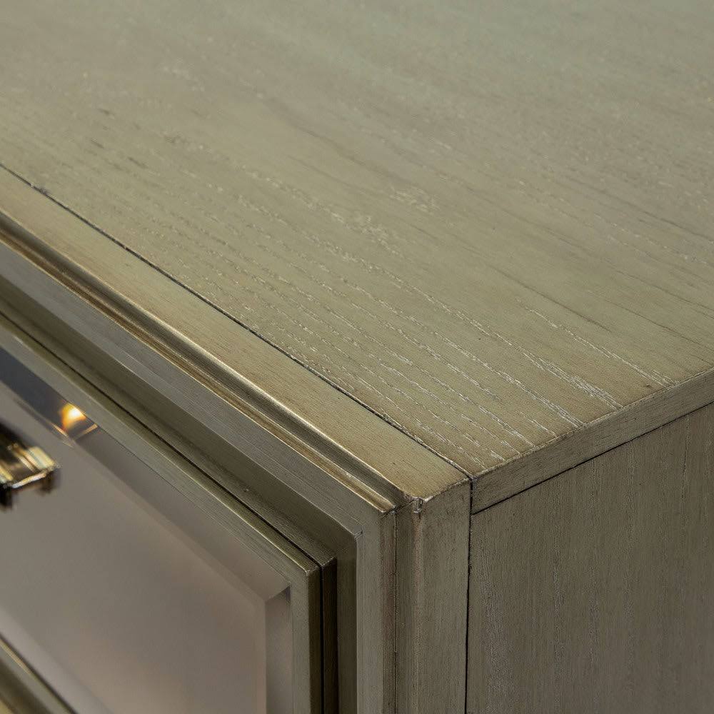 Silver-Tinted Nightstand O3360