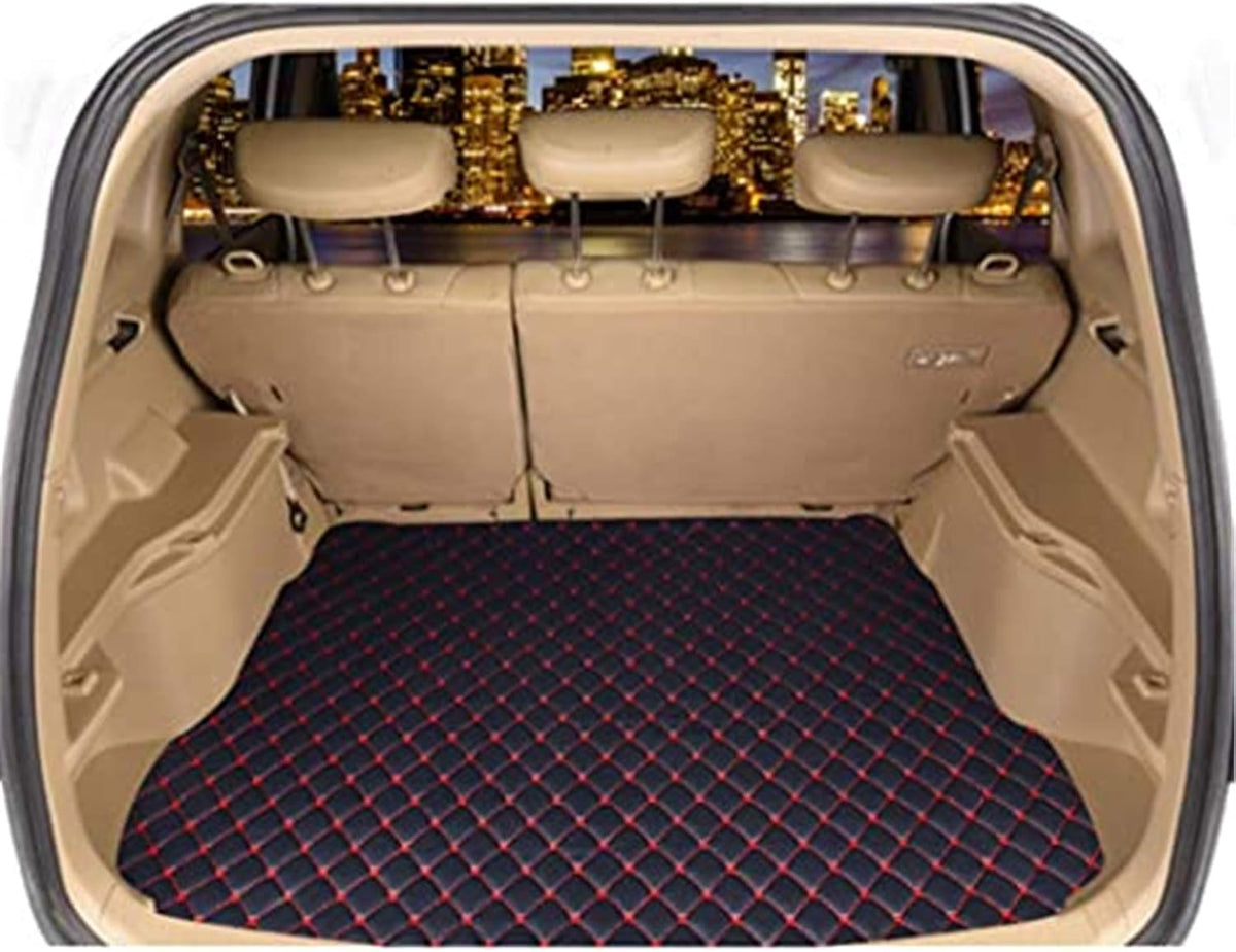 Purple Leather Full Car Floor Mats with Cargo Mat N695024