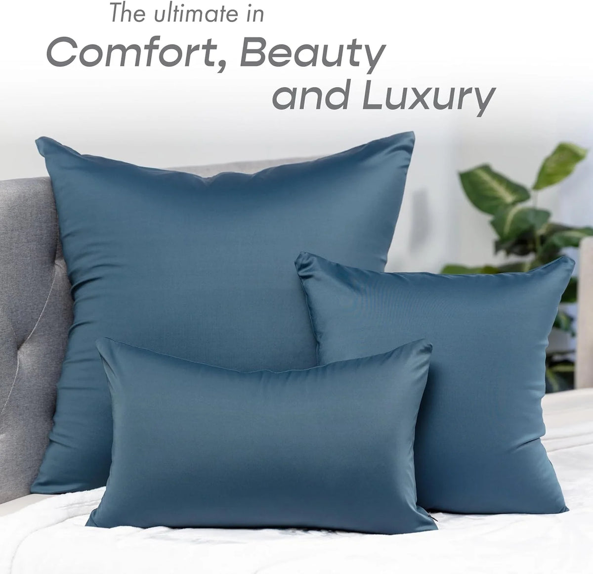 20X20 Throw Pillowcase 85/15 Nylon Spandex Dark Slate Grey A6943