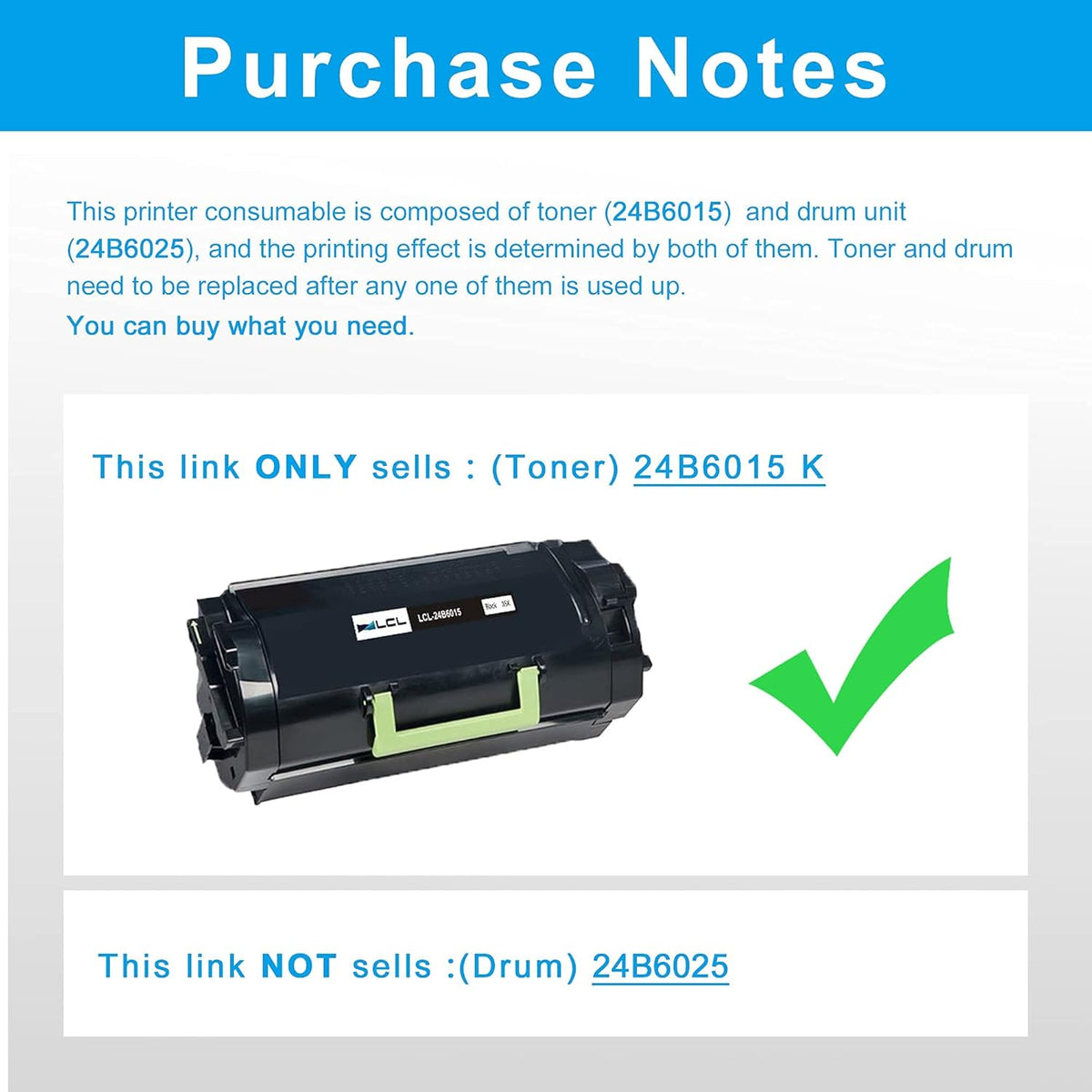 Compatible Black Toner Cartridge 1-Pack U9455