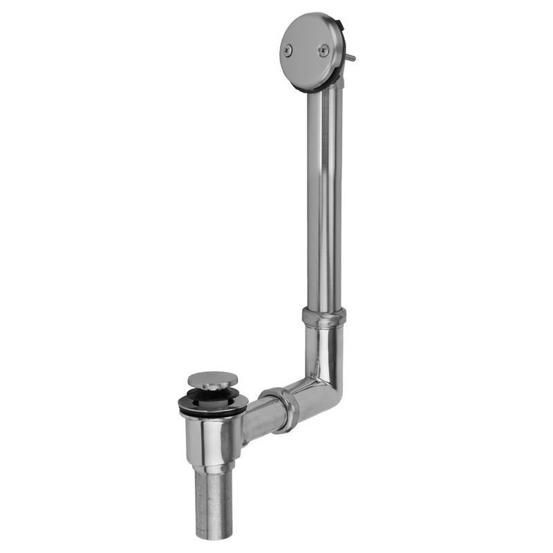 Black Nickel Toe Control Tub Waste Y5209