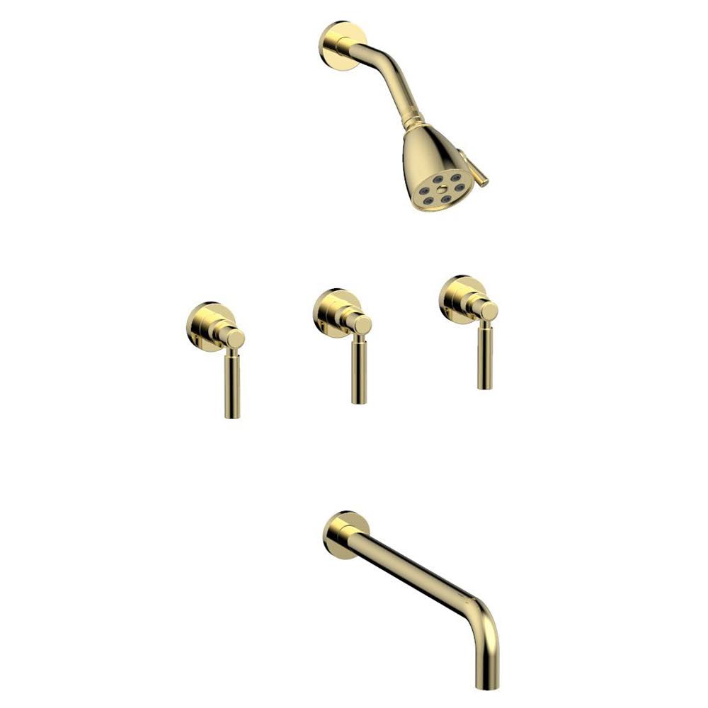 Thermostatic Tub and Shower Set in Satin White C9938
