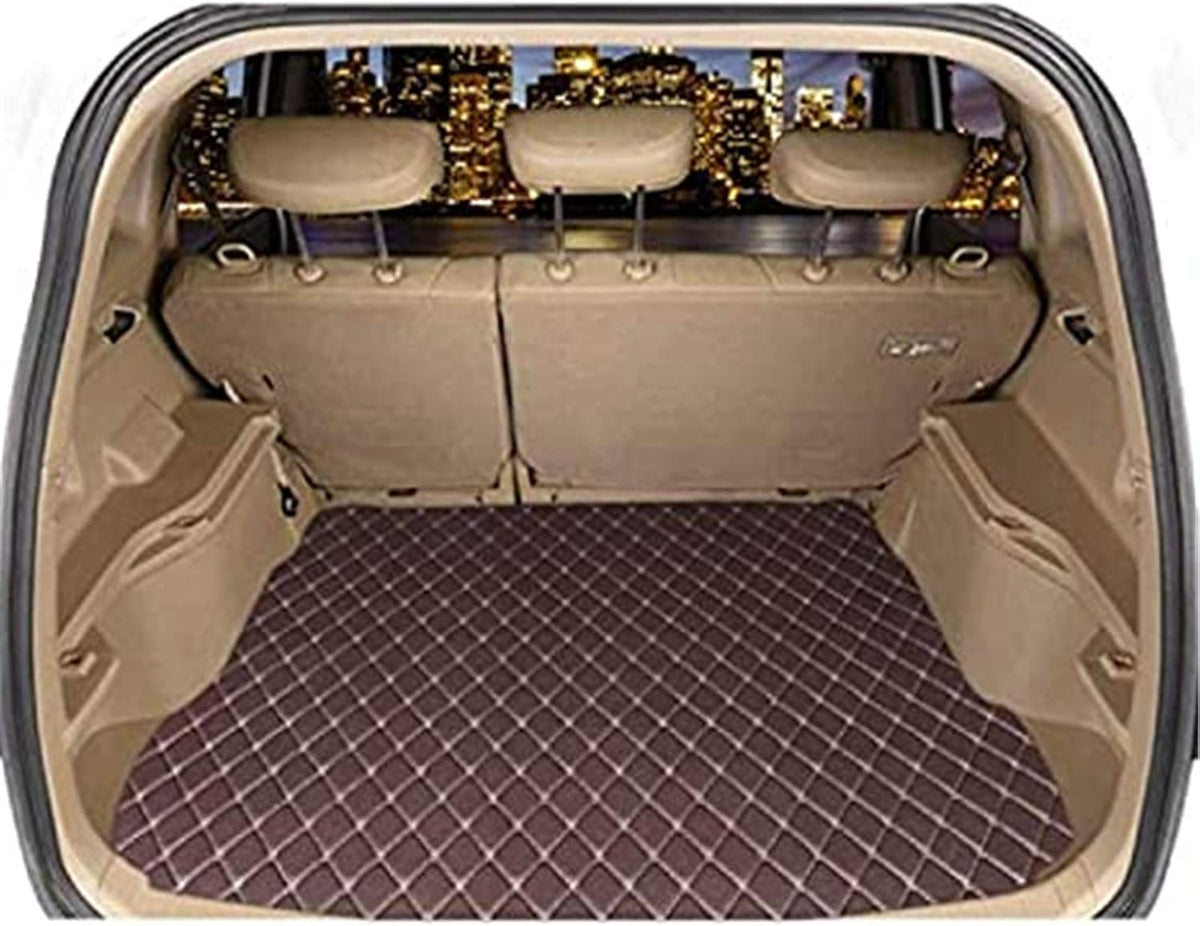 Purple Leather Full Car Floor Mats with Cargo Mat N695024