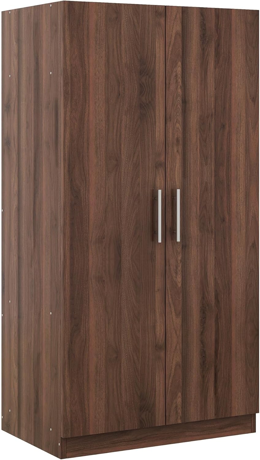 2-Door Wooden Wardrobe Armoire with 3 Storage Shelves H933