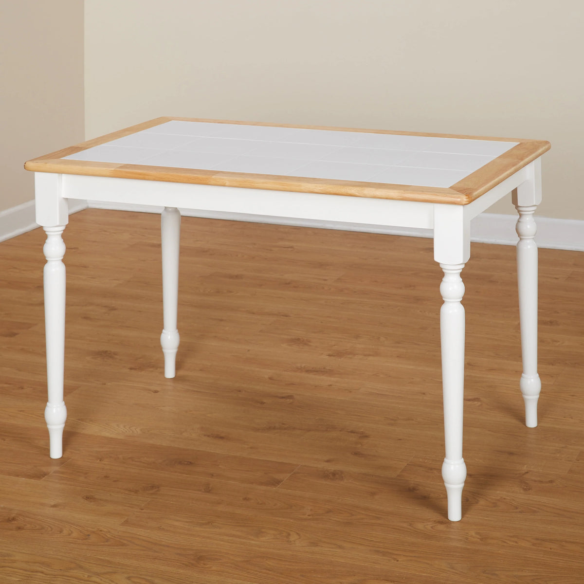 White Natural Tile Top Table D142443