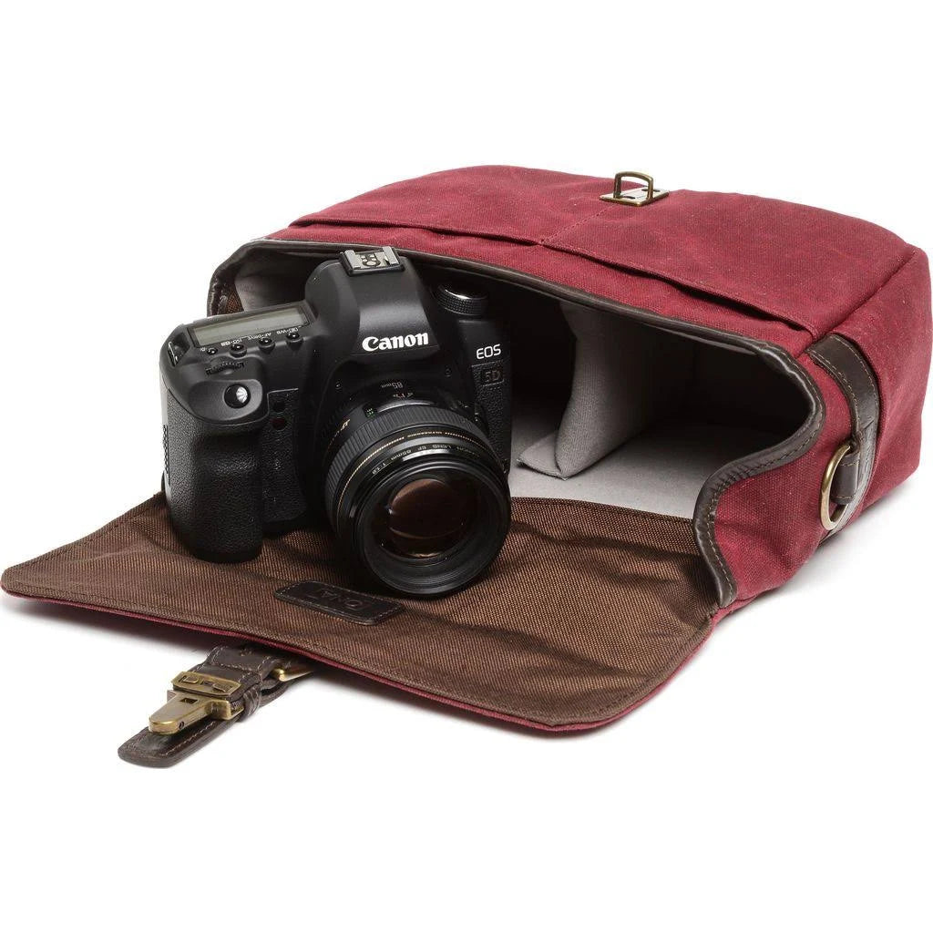 Crimson Canvas Camera Bag L591558