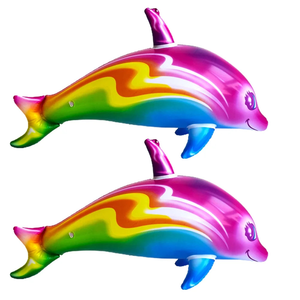 2pcs Big Inflatable Dolphin Toys G2561