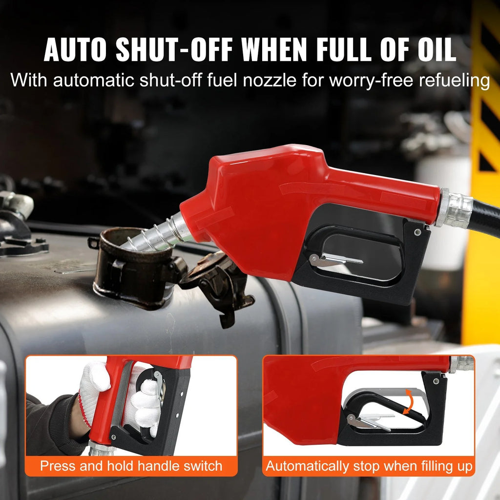 10 GPM 12V DC Portable Electric Self-Priming Fuel Transfer Pump Kit A94195