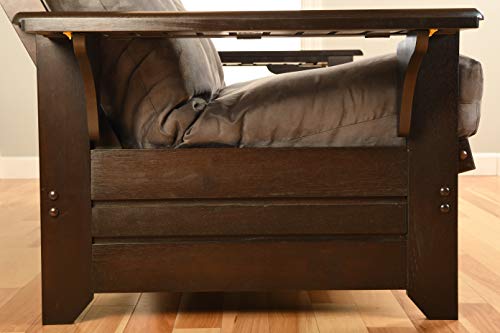 Full Size Futon with Storage Drawers in Espresso Finish X89148