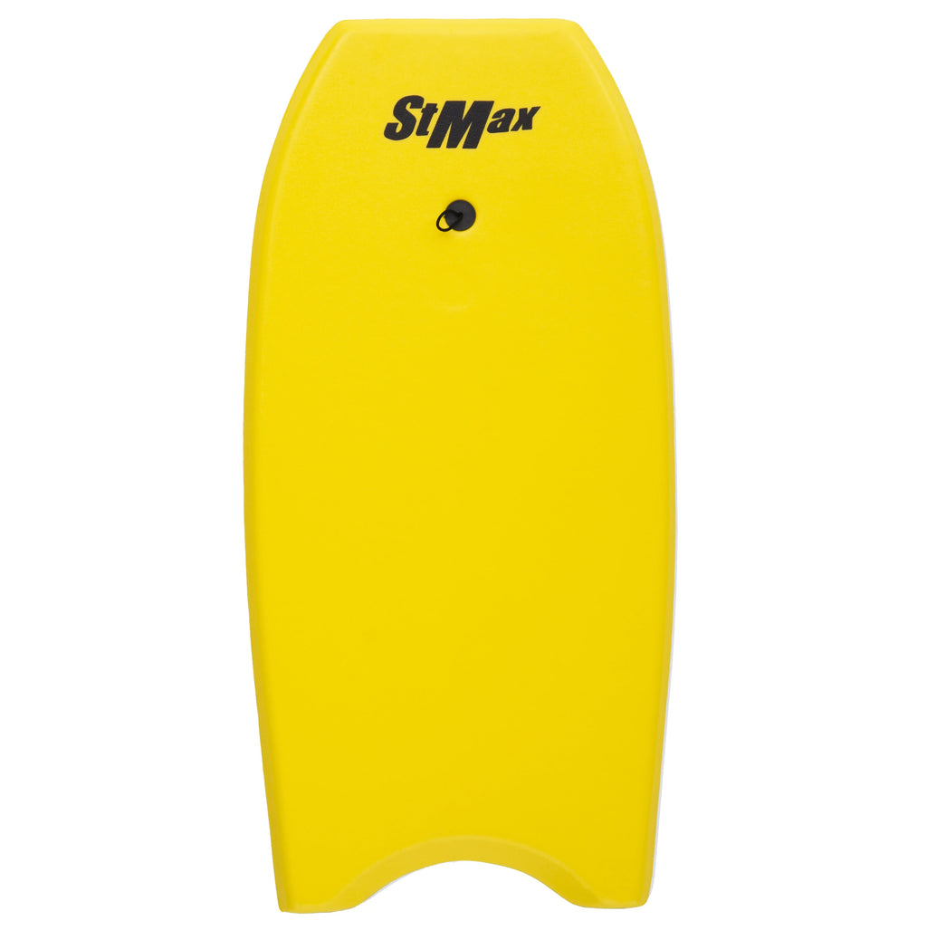 Yellow 34 Inch EPS Core Bodyboard with Wrist Leash I5857