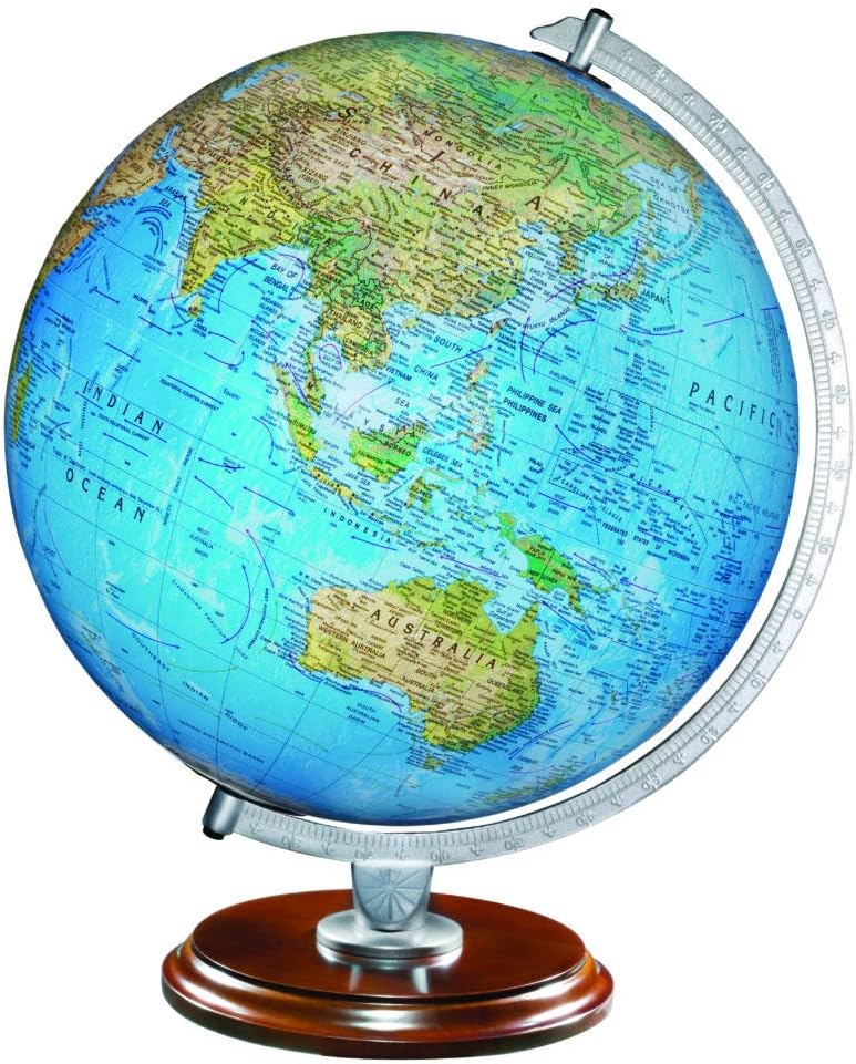 12 inch Illuminated Topographical Political Globe Y79162