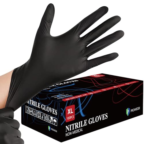 Nitrile Gloves, 4mil-100 Count, Latex Free Disposable Gloves N44630