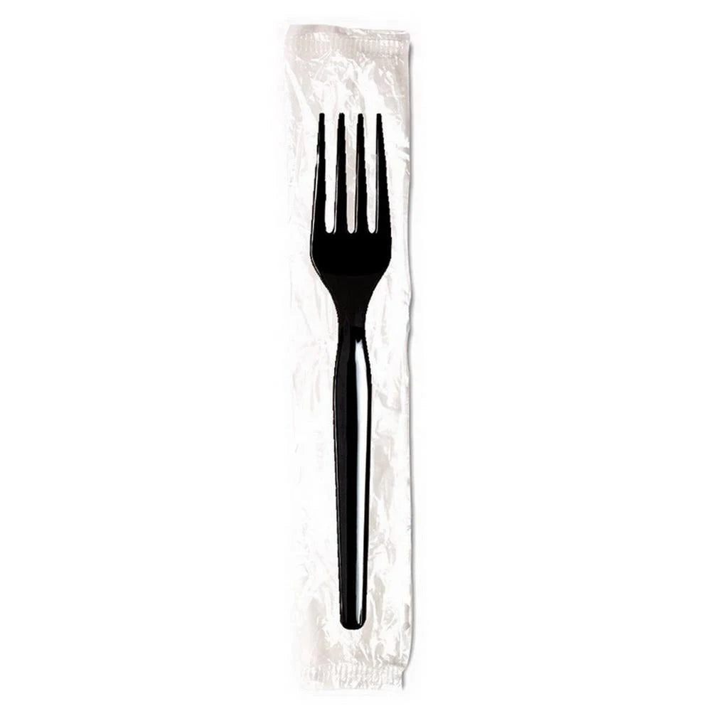 Black Polystyrene Fork L60709