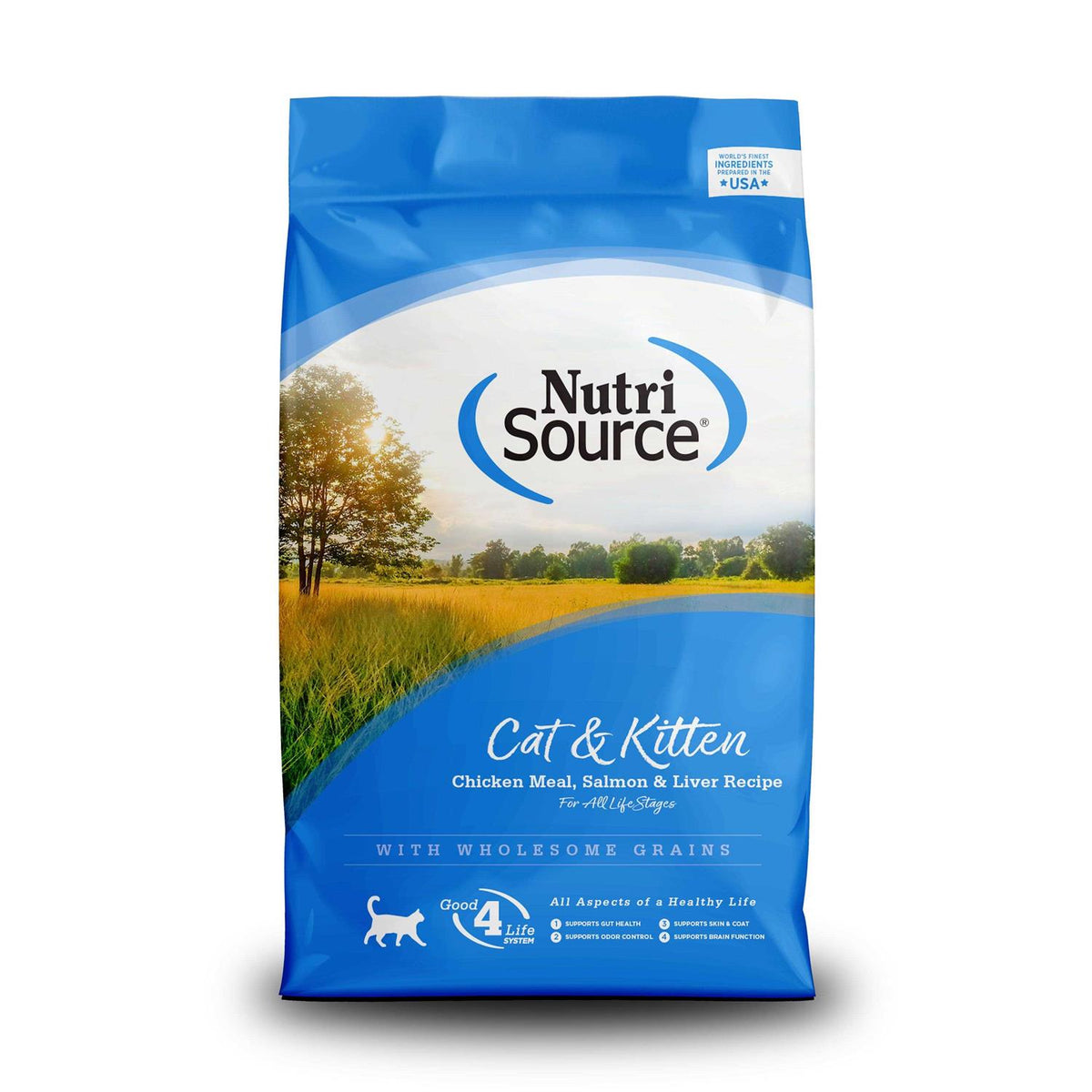 Chicken Salmon Liver Dry Cat & Kitten Food C319