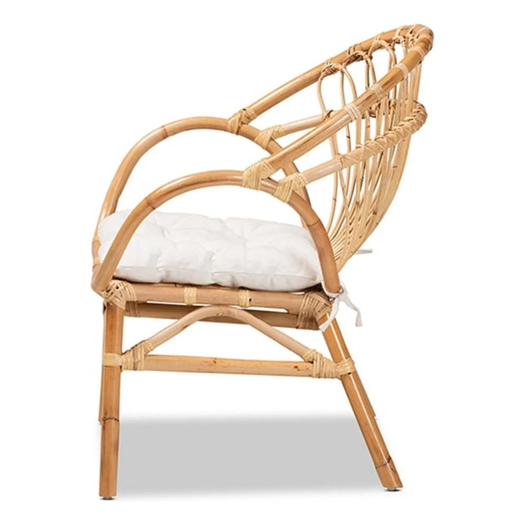 Natural Brown Rattan Dining Chair M34841