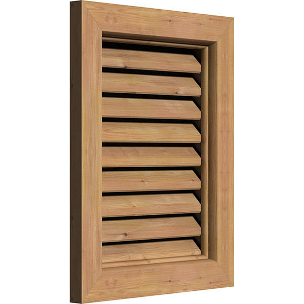 Unfinished Functional Vertical Gable Vent B9949