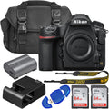 Nikon D850 FX-Format Digital SLR Camera Body with 2X SanDisk 64GB Memory Cards, Deluxe Carrying Bag, Card Reader F3288